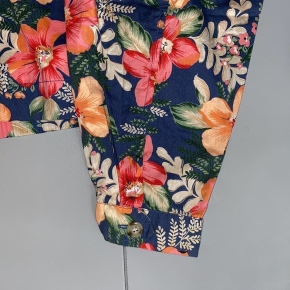 GORGEOUS Vintage Bless You Floral Long Sleeve Zip-up Crop Style Jacket Size Med - Picture 4 of 15